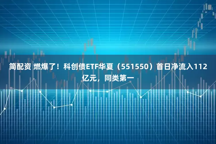 简配资 燃爆了！科创债ETF华夏（551550）首日净流入112亿元，同类第一